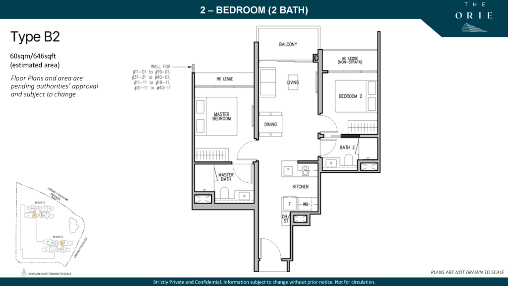 the orie floor plan 2 bed 2 bath