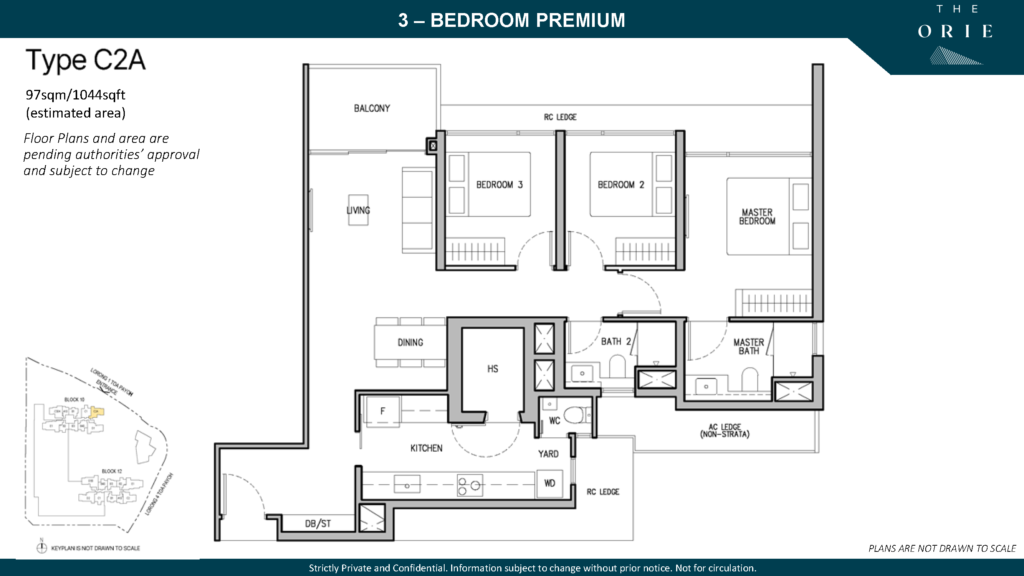 the orie 3 bedroom premium