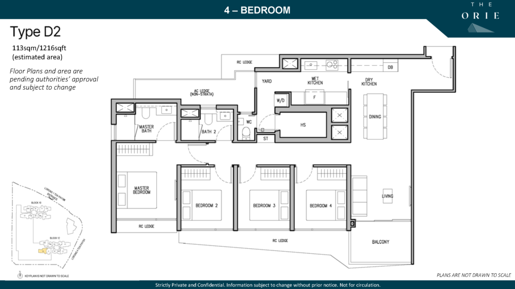 the orie 4 bedroom floor plan